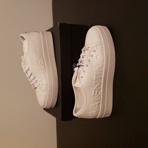 Valentino by Mario Valentino Dalia Embossed White- Women's 9